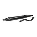 Auspuff RS Zigarre mit Flöte 28mm schwarz